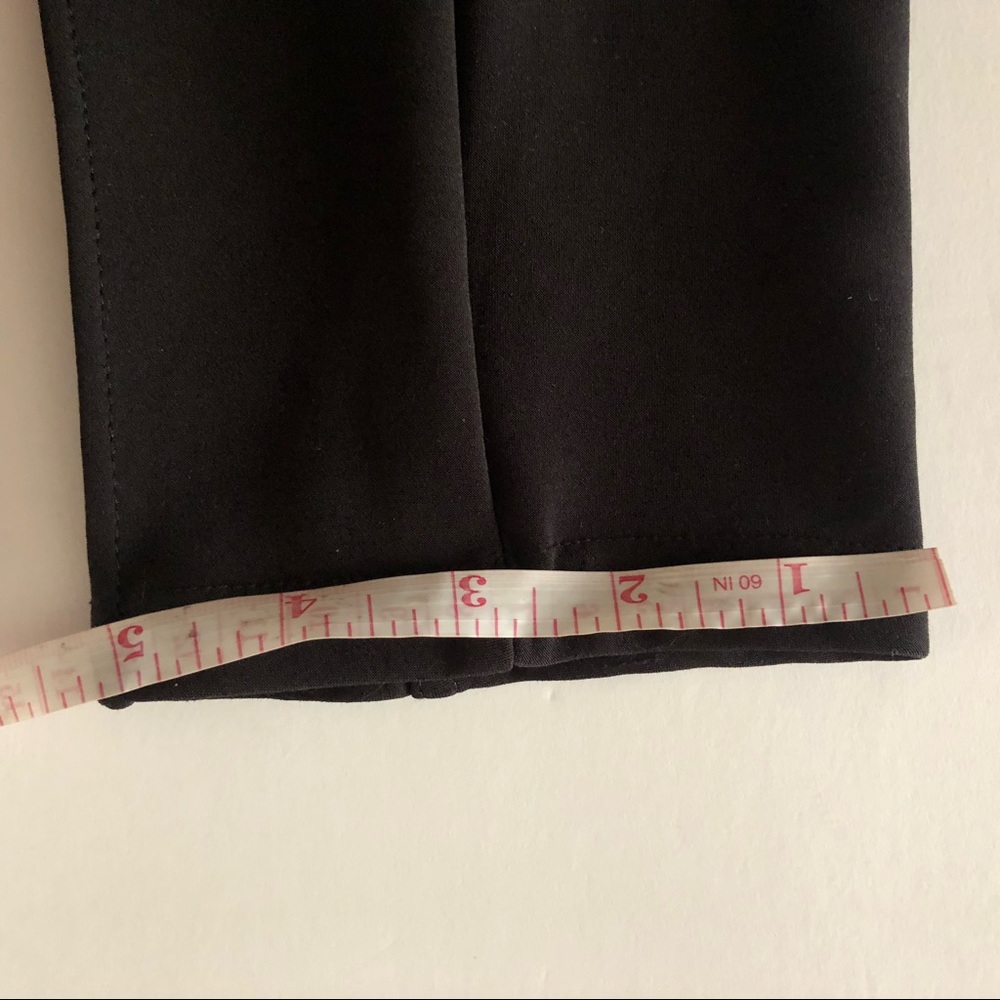 INDERO, Black Business Leggins W/back faux pockets, front side pockets Fit L/XL - Picture 11 of 16